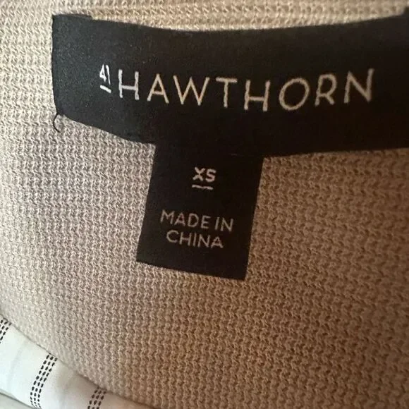 41 Hawthorn Beige Blazer with Striped Detail - Picture 5 of 5